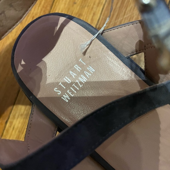 ✈️SW Suede Leather vibrant Wedges Platforms Coastal Designer Luxury vintage y2k - Picture 7 of 9